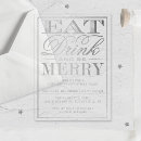 Search for silver christmas invitations Stylish