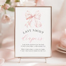Search for late night diapers signs Pink bow
