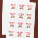Search for all stars stickers Red