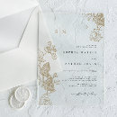 Search for floral lace wedding invitations Modern