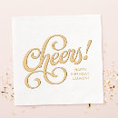 Search for new year paper napkins Retro
