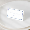 Search for blue and white place cards Chinoiserie