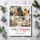 Search for red green white christmas cards Photo collage
