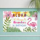 Search for luau birthday banners Floral