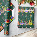 Search for christmas guitar wrapping paper Musician
