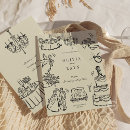 Search for artistic wedding invitations Whimsical