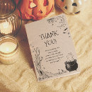 Search for halloween baby shower thank you cards Cauldron