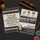 Search for funny stag party invitations Retro