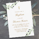 Search for olive leaves christening invitations Baptism