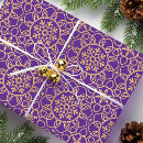 Search for purple gold christmas wrapping paper Classic