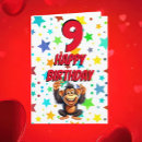 Search for cute monkey birthday cards Boy