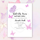 Search for butterfly kisses baby shower invitations Elegant