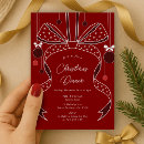 Search for bow christmas invitations Unique
