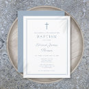 Search for cross christening invitations Simple
