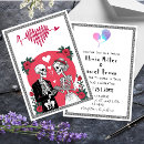 Search for tarot lovers invitations Skeleton
