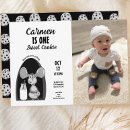 Search for milk and cookies birthday invitations One sweet cookie