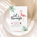 Search for flamingle party invitations Pink