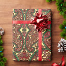 Search for gold paisley wrapping paper Green