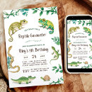 Search for snake birthday invitations Reptile party