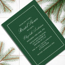 Search for green bridal shower invitations Modern