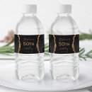 Search for black gold water bottle labels Trendy