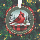 Search for red cardinal christmas tree decorations Green