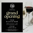 Search for corporate grand opening invitations Black and gold
