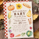 Search for farmers market baby shower invitations Country