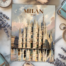 Search for milano postcards Watercolor