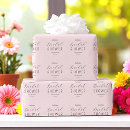 Search for lettering wrapping paper Pink