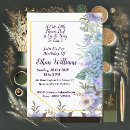 Search for blue flowers birthday invitations Hydrangea