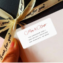 Search for bold modern return address labels Fun