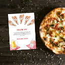Search for pizza slice cards Modern pizza party