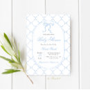 Search for classic baby boy shower invitations Blue