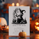 Search for witch bridal shower invitations Gothic