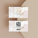 Search for marble business cards Feminine girly