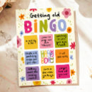 Search for funny getting old birthday cards Colourful