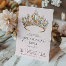 Search for crown birthday invitations Cinderella
