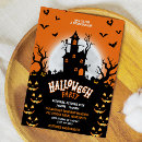 Search for haunted house invitations Jack o lantern