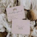 Search for birthday rsvp cards Princess crown