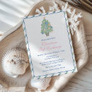 Search for coastal christmas invitations Watercolor
