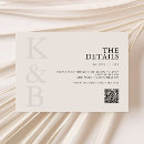 Search for wedding enclosure cards Minimalist