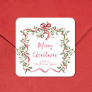 Search for christmas red bow stickers Watercolor