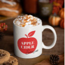 Search for apple cider mugs Red
