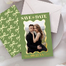Search for stylish save the dates Sage green