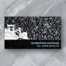 Search for bulldozer business cards Heavy equipment operator