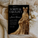 Search for fabulous 40th birthday invitations Fortieth