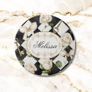 Search for white floral pattern badges Vintage