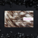 Search for dog sitting business cards Cat sitter