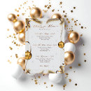 Search for white gold christmas invitations Modern